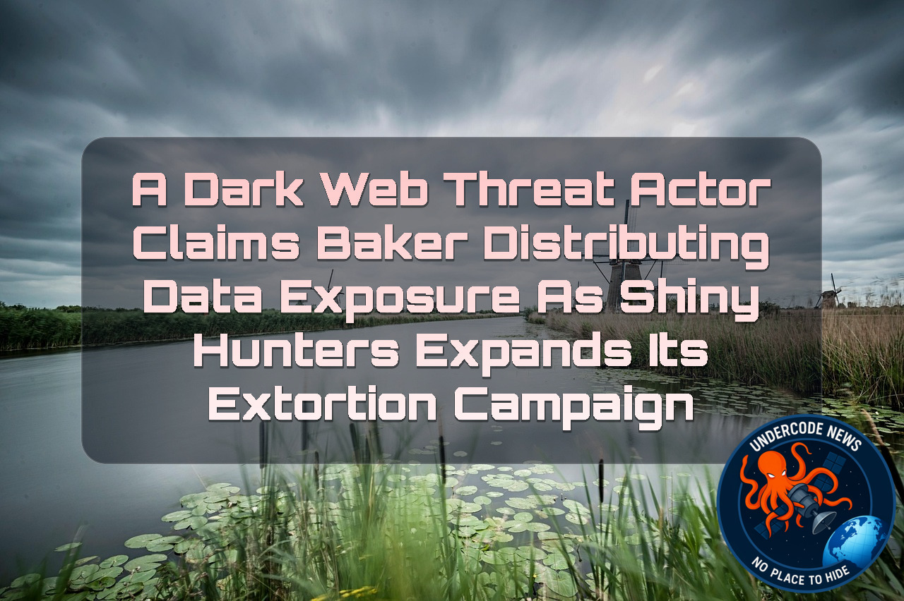A DarkWeb Threat Actor Claims Baker Distributing Data Exposure as ShinyHunters Expands Its Extortion Campaign + Video