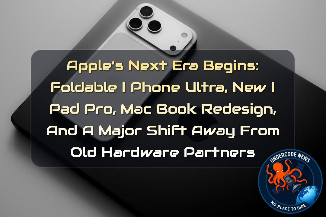 Apple’s Next Era Begins: Foldable iPhone Ultra, New iPad Pro, MacBook Redesign, and a Major Shift Away From Old Hardware Partners + Video