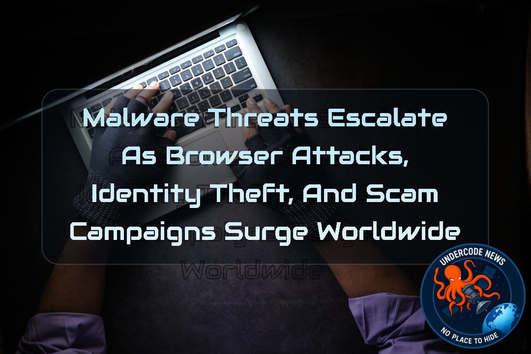 Malware Threats Escalate as Browser Attacks, Identity Theft, and Scam Campaigns Surge Worldwide + Video