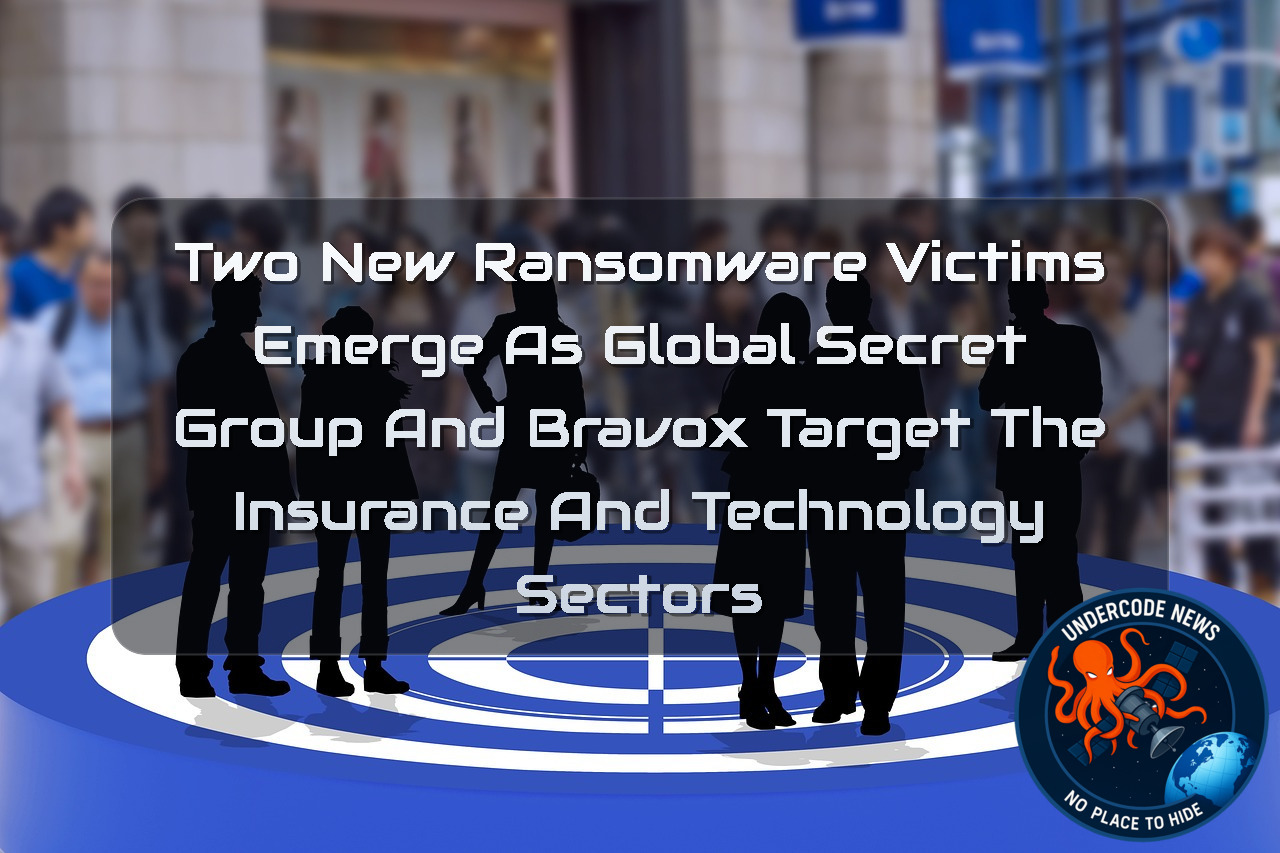 Two New Ransomware Victims Emerge as Global Secret Group and Bravox Target the Insurance and Technology Sectors + Video