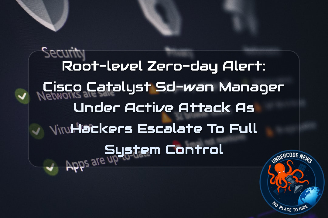ROOT-LEVEL ZERO-DAY ALERT: Cisco Catalyst SD-WAN Manager Under Active Attack as Hackers Escalate to Full System Control + Video