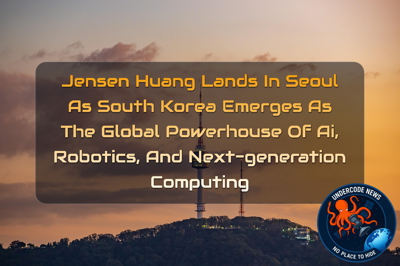 Jensen Huang Lands in Seoul as South Korea Emerges as the Global Powerhouse of AI, Robotics, and Next-Generation Computing + Video
