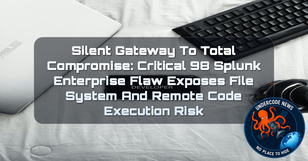 Silent Gateway to Total Compromise: Critical 98 Splunk Enterprise Flaw Exposes File System and Remote Code Execution Risk + Video