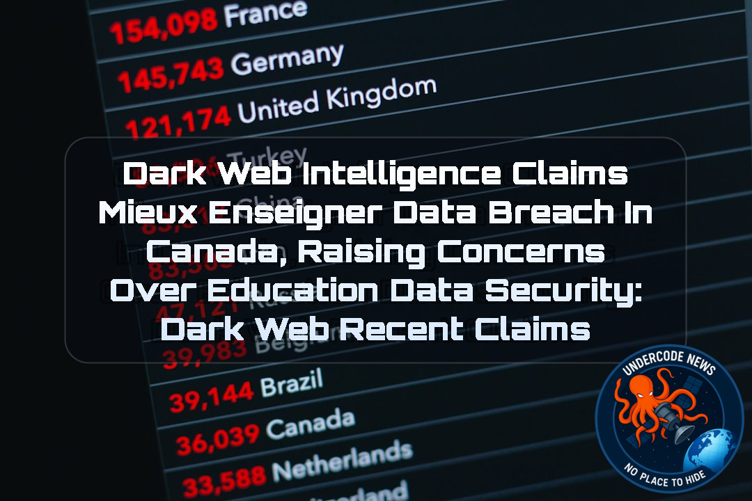 Dark Web Intelligence Claims Mieux Enseigner Data Breach in Canada, Raising Concerns Over Education Data Security: Dark Web recent claims + Video