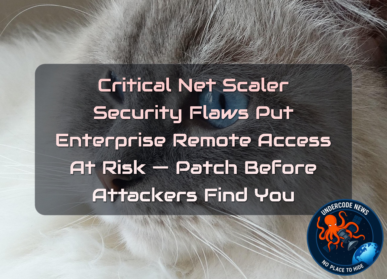 Critical NetScaler Security Flaws Put Enterprise Remote Access at Risk — Patch Before Attackers Find You