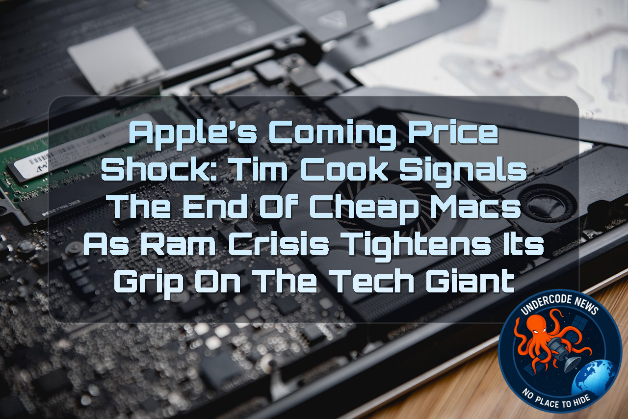 Apple’s Coming Price Shock: Tim Cook Signals the End of Cheap Macs as RAM Crisis Tightens Its Grip on the Tech Giant + Video