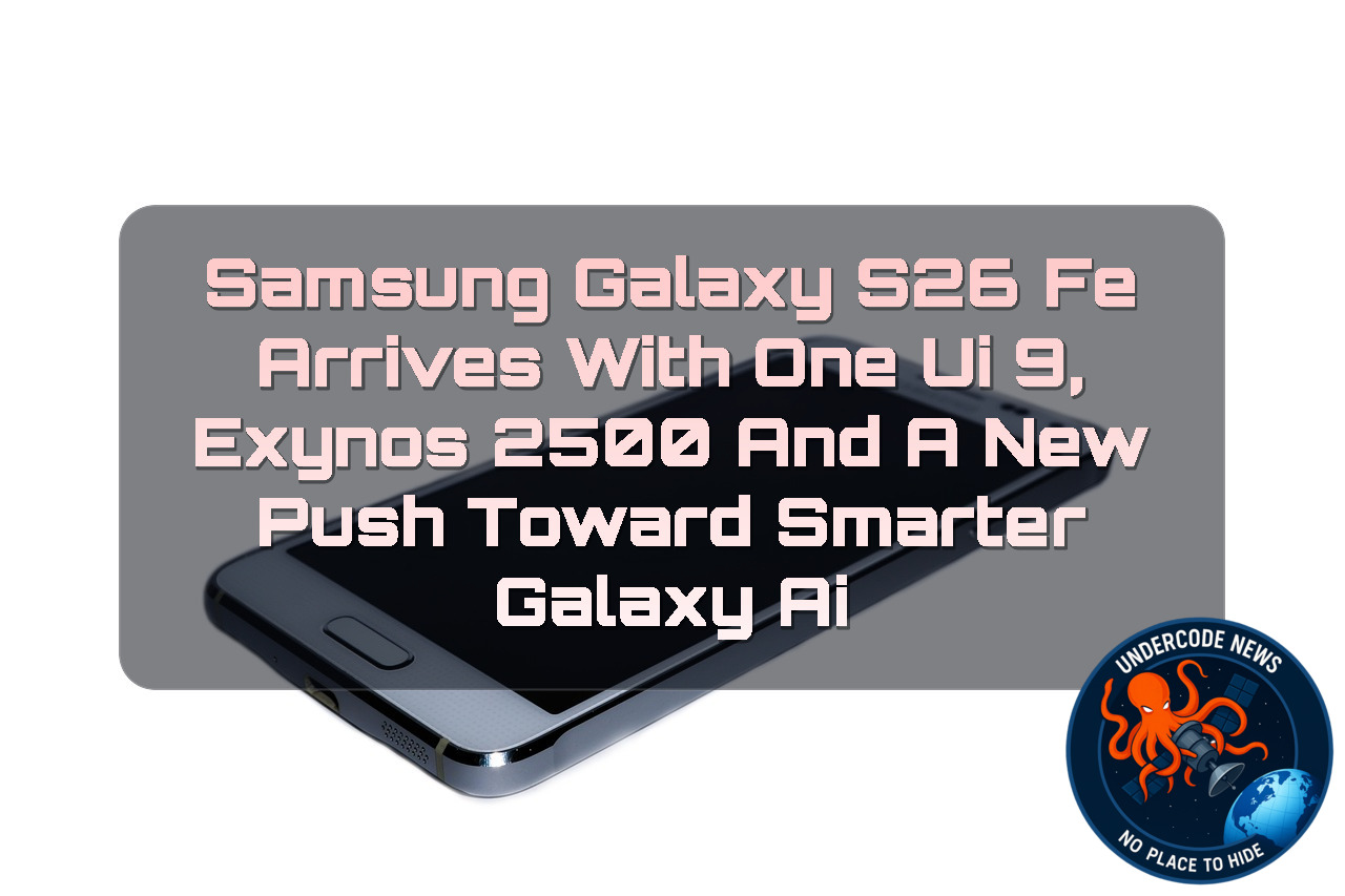 Samsung Galaxy S26 FE Arrives With One UI 9, Exynos 2500 and a New Push Toward Smarter Galaxy AI