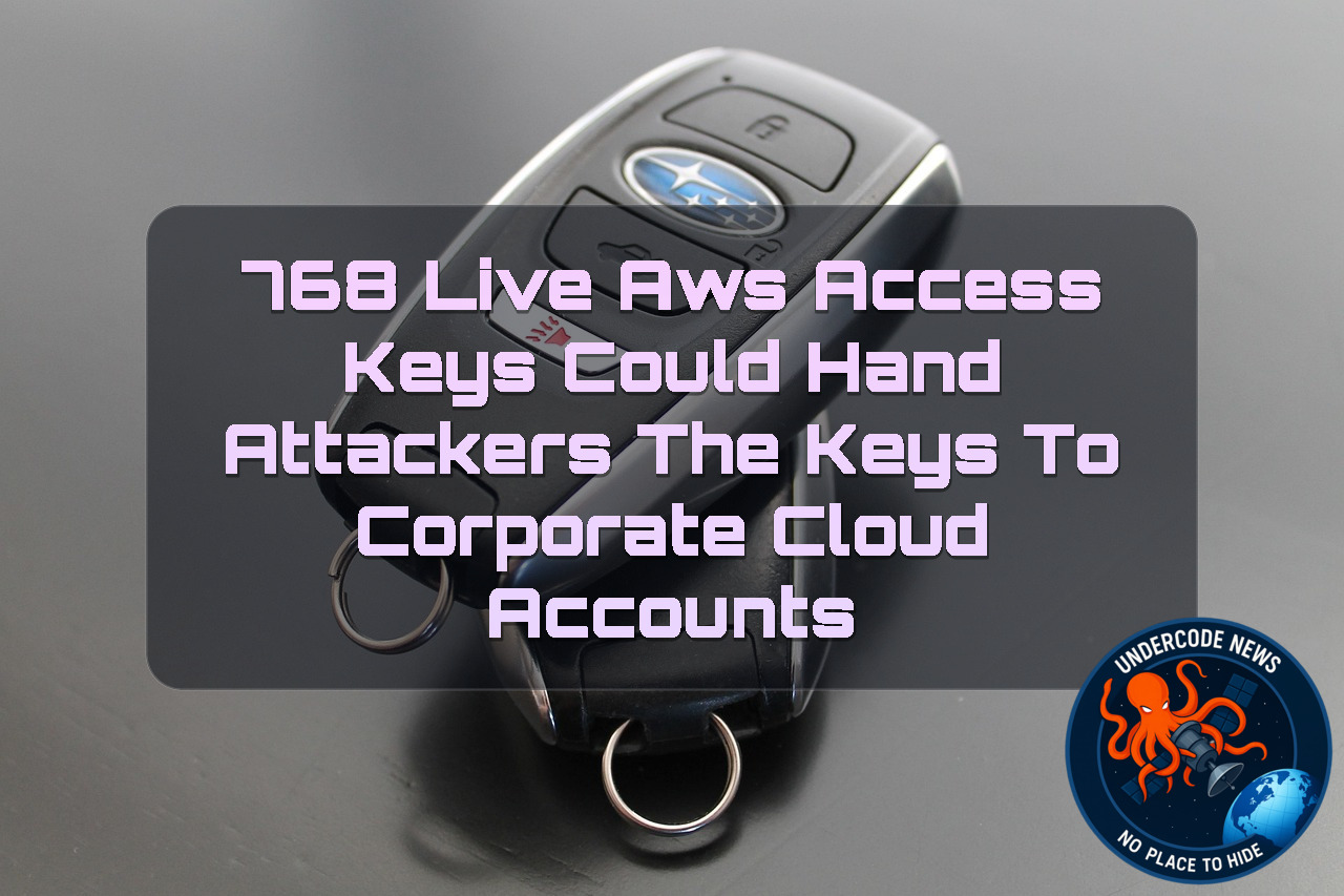 768 Live AWS Access Keys Could Hand Attackers the Keys to Corporate Cloud Accounts