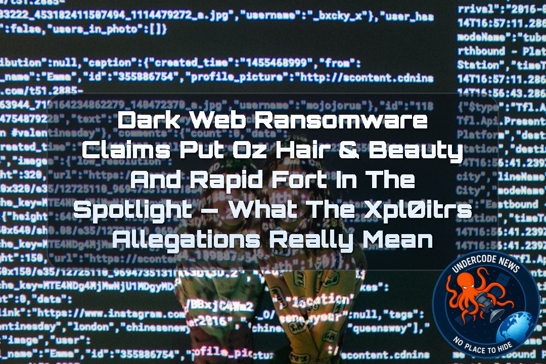 Dark Web Ransomware Claims Put Oz Hair & Beauty and RapidFort in the Spotlight — What the xpl0itrs Allegations Really Mean + Video