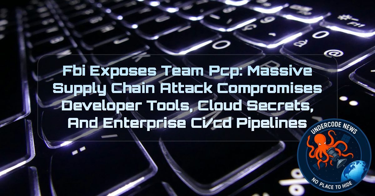 FBI Exposes TeamPCP: Massive Supply Chain Attack Compromises Developer Tools, Cloud Secrets, and Enterprise CI/CD Pipelines + Video
