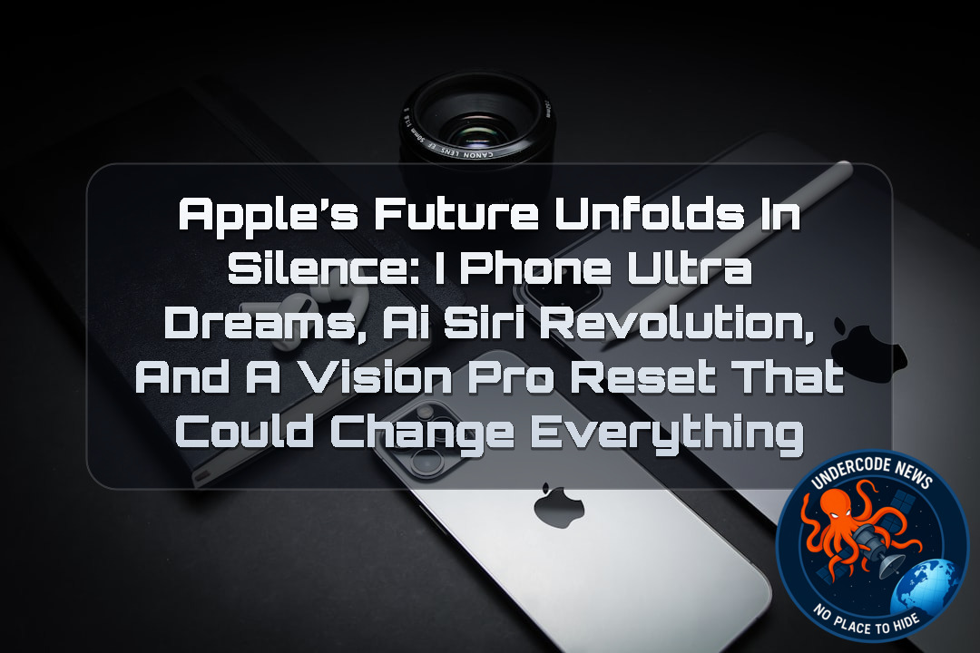 Apple’s Future Unfolds in Silence: iPhone Ultra Dreams, AI Siri Revolution, and a Vision Pro Reset That Could Change Everything + Video