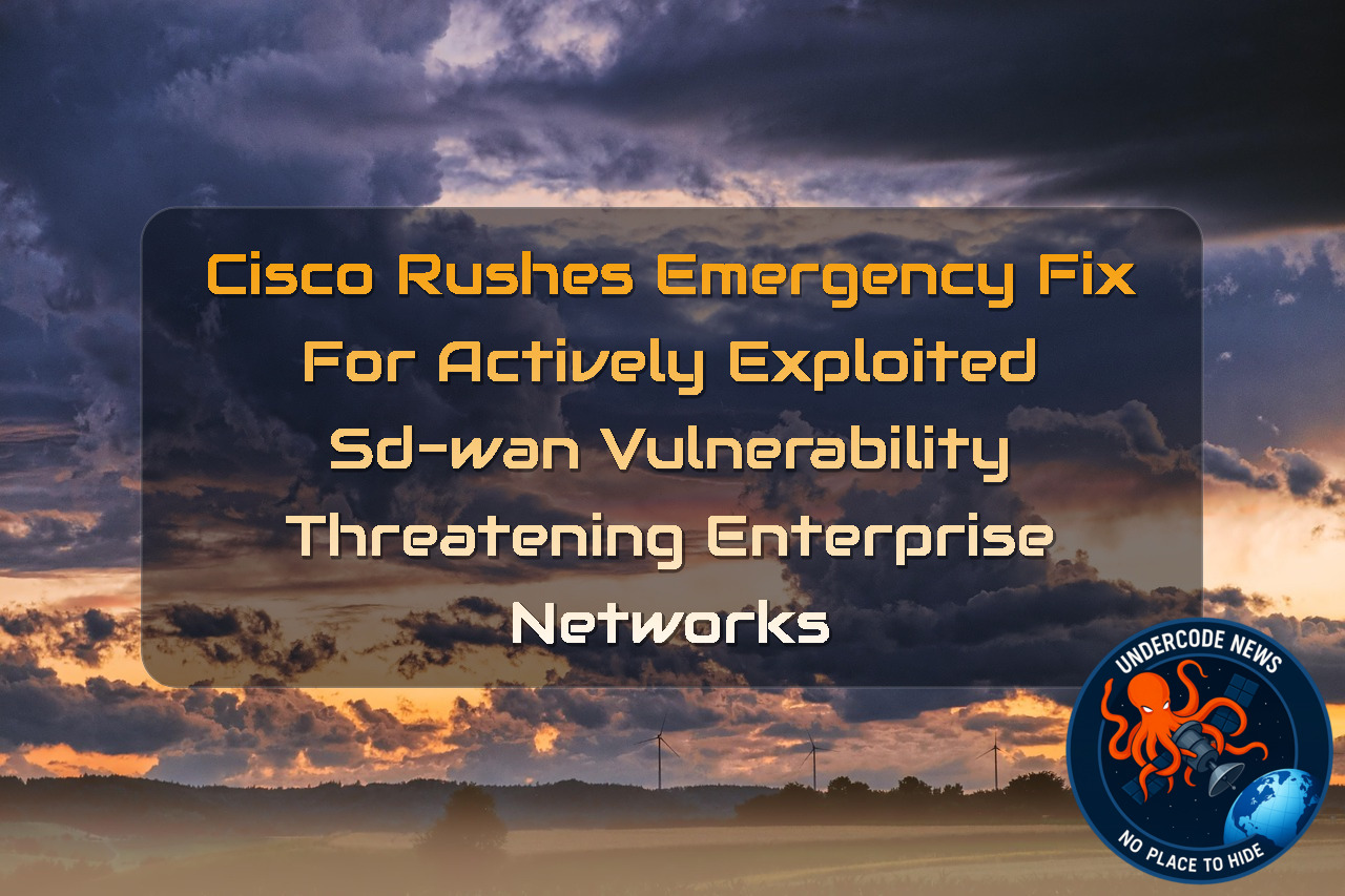 Cisco Rushes Emergency Fix for Actively Exploited SD-WAN Vulnerability Threatening Enterprise Networks + Video