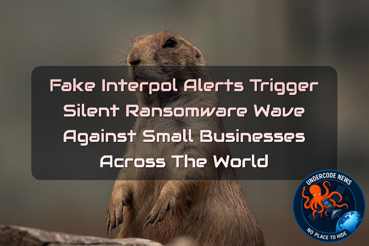 Fake Interpol Alerts Trigger Silent Ransomware Wave Against Small Businesses Across the World + Video
