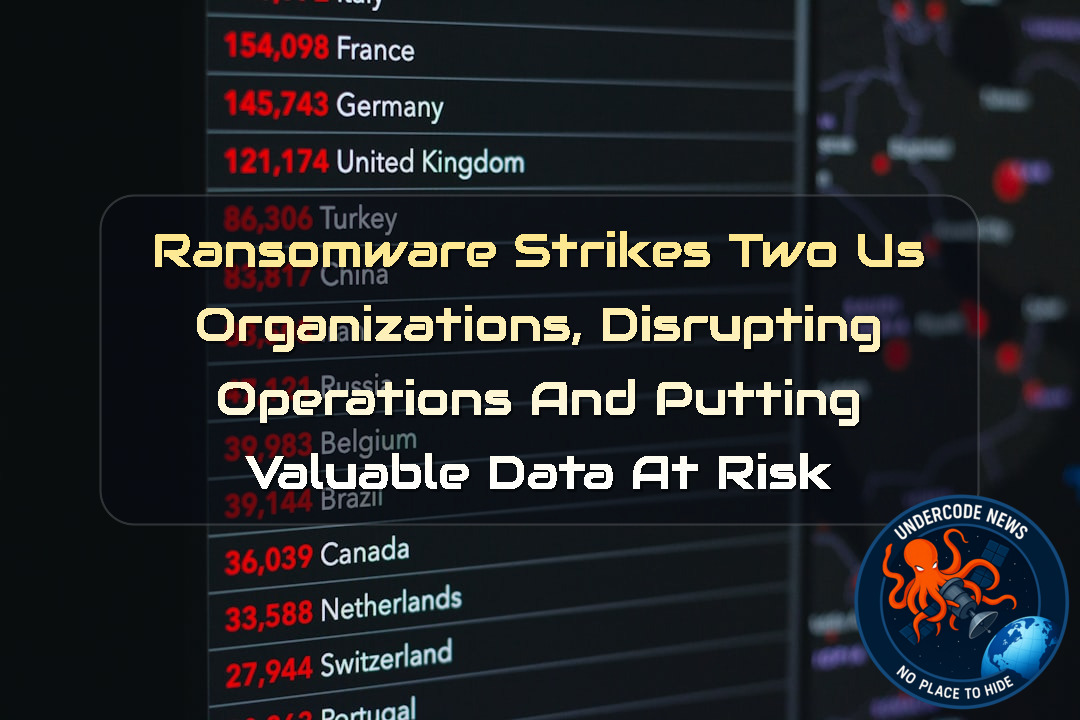 Ransomware Strikes Two US Organizations, Disrupting Operations and Putting Valuable Data at Risk + Video