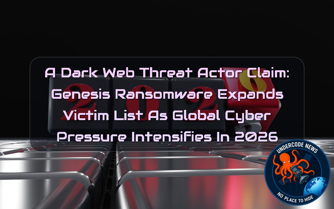 a DarkWeb threat actor Claim: Genesis ransomware expands victim list as global cyber pressure intensifies in 2026 + Video
