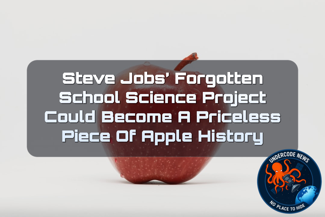 Steve Jobs’ Forgotten School Science Project Could Become a Priceless Piece of Apple History + Video