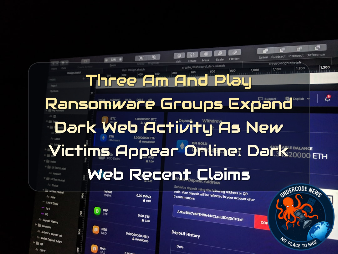 ThreeAM and Play Ransomware Groups Expand Dark Web Activity as New Victims Appear Online: Dark Web Recent Claims + Video