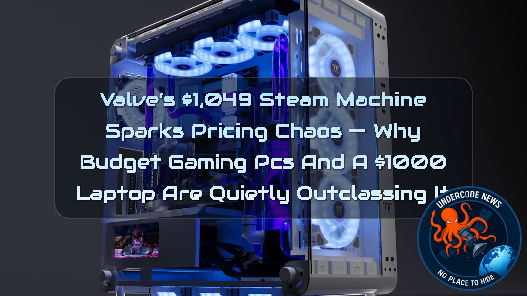 Valve’s ,049 Steam Machine Sparks Pricing Chaos — Why Budget Gaming PCs and a 000 Laptop Are Quietly Outclassing It + Video