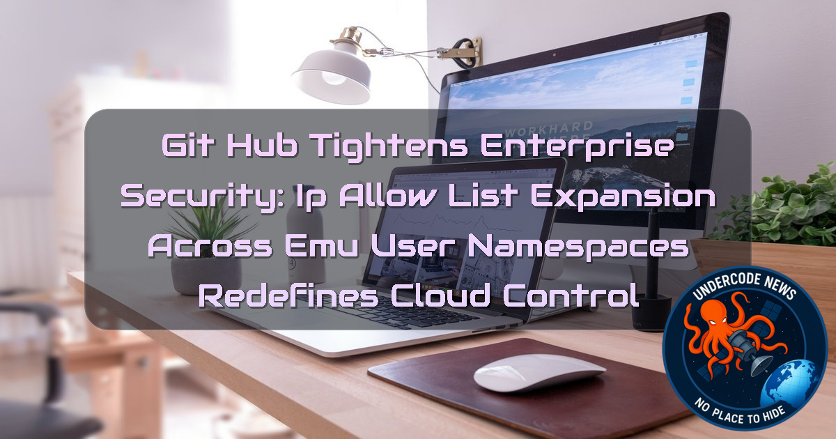 GitHub Tightens Enterprise Security: IP Allow List Expansion Across EMU User Namespaces Redefines Cloud Control + Video