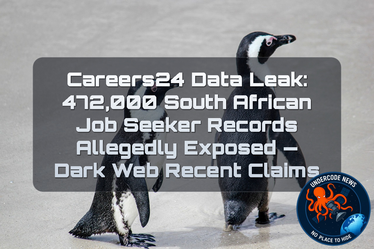 Careers24 Data Leak: 472,000 South African Job Seeker Records Allegedly Exposed — Dark Web Recent Claims + Video