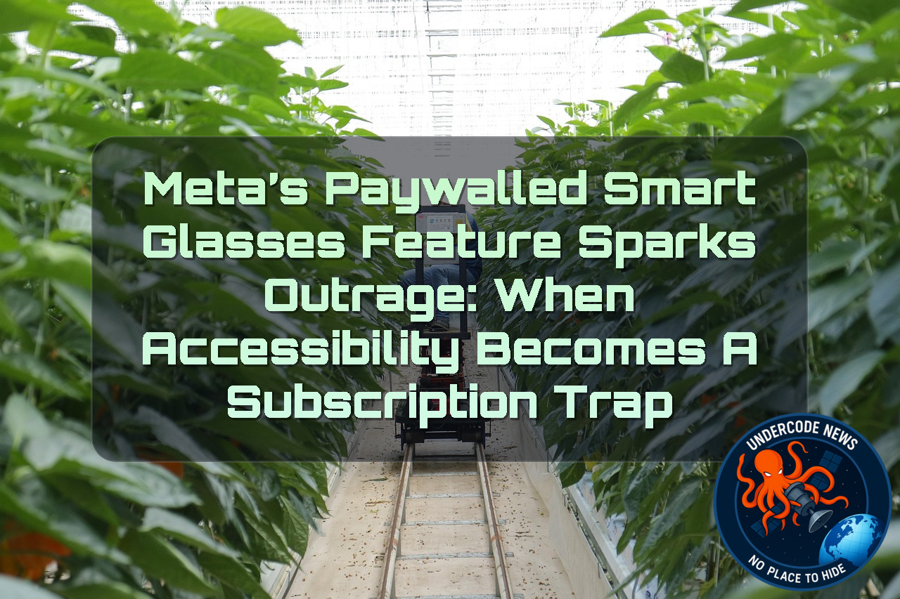 Meta’s Paywalled Smart Glasses Feature Sparks Outrage: When Accessibility Becomes a Subscription Trap + Video
