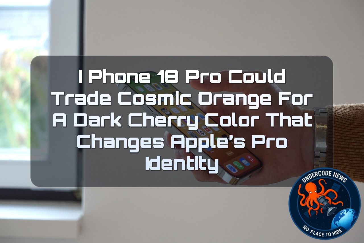 iPhone 18 Pro Could Trade Cosmic Orange for a Dark Cherry Color That Changes Apple’s Pro Identity + Video