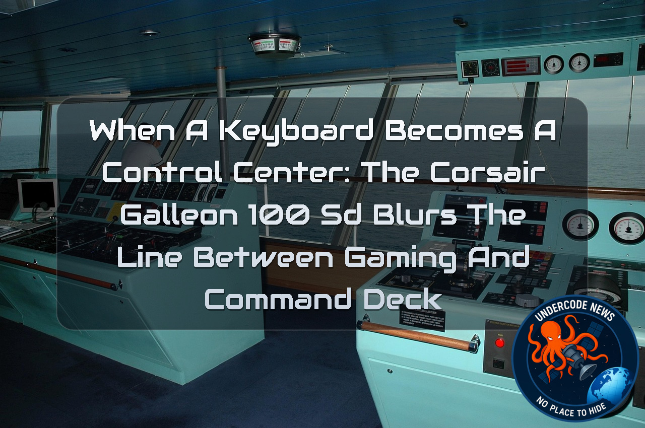 When a Keyboard Becomes a Control Center: The Corsair Galleon 100 SD Blurs the Line Between Gaming and Command Deck + Video