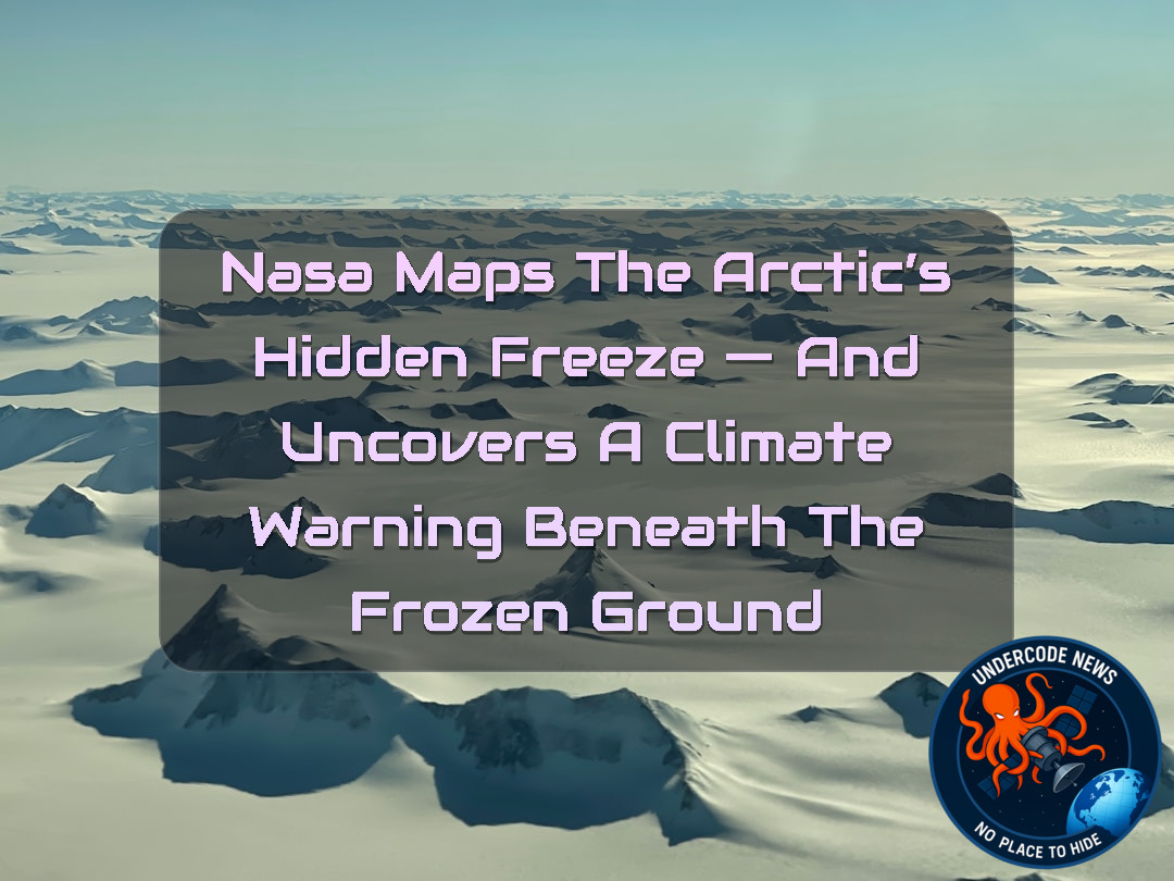 NASA Maps the Arctic’s Hidden Freeze — and Uncovers a Climate Warning Beneath the Frozen Ground + Video