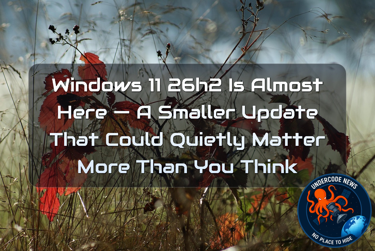 Windows 11 26H2 Is Almost Here — A Smaller Update That Could Quietly Matter More Than You Think