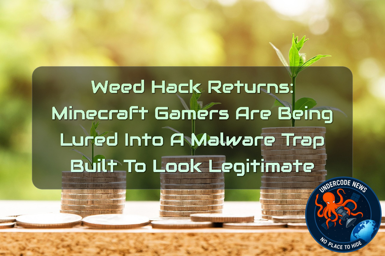 WeedHack Returns: Minecraft Gamers Are Being Lured Into a Malware Trap Built to Look Legitimate