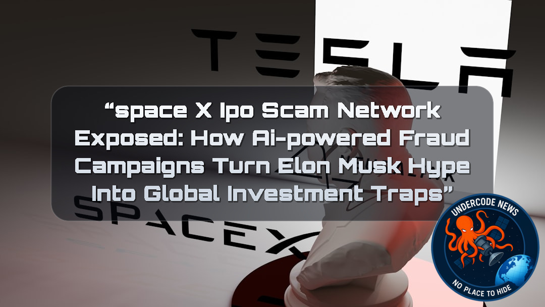 “SpaceX IPO Scam Network Exposed: How AI-Powered Fraud Campaigns Turn Elon Musk Hype into Global Investment Traps” + Video