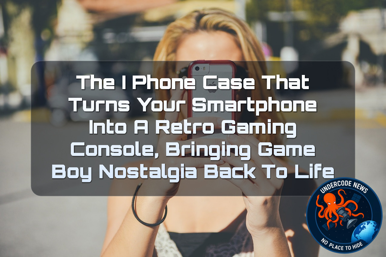 The iPhone Case That Turns Your Smartphone Into a Retro Gaming Console, Bringing Game Boy Nostalgia Back to Life + Video