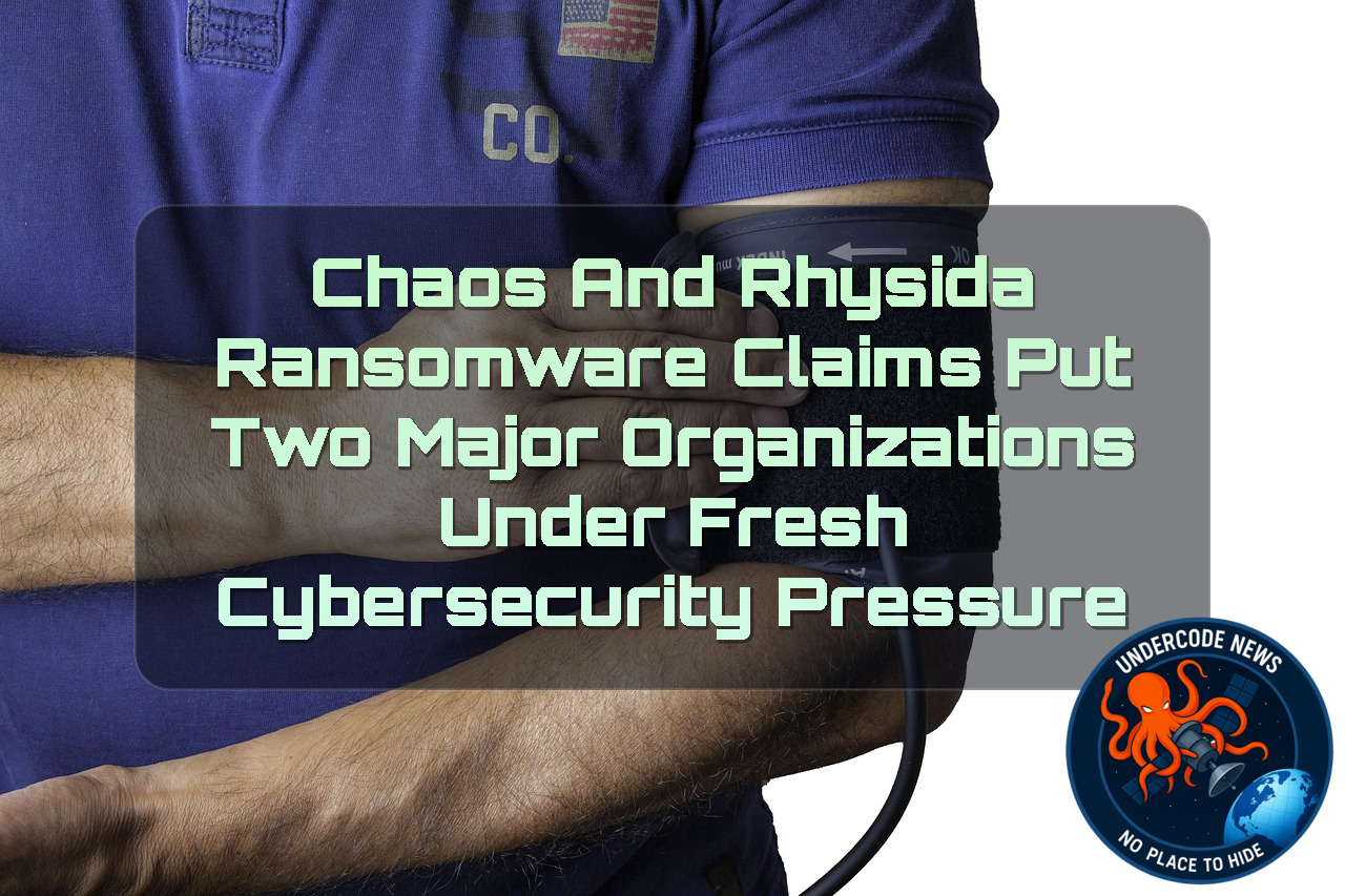 Chaos and Rhysida Ransomware Claims Put Two Major Organizations Under Fresh Cybersecurity Pressure + Video