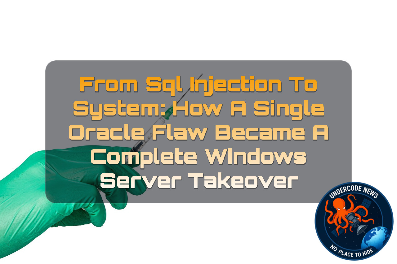 From SQL Injection to SYSTEM: How a Single Oracle Flaw Became a Complete Windows Server Takeover + Video