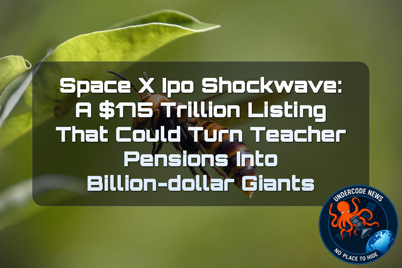 SpaceX IPO Shockwave: A 75 Trillion Listing That Could Turn Teacher Pensions Into Billion-Dollar Giants + Video