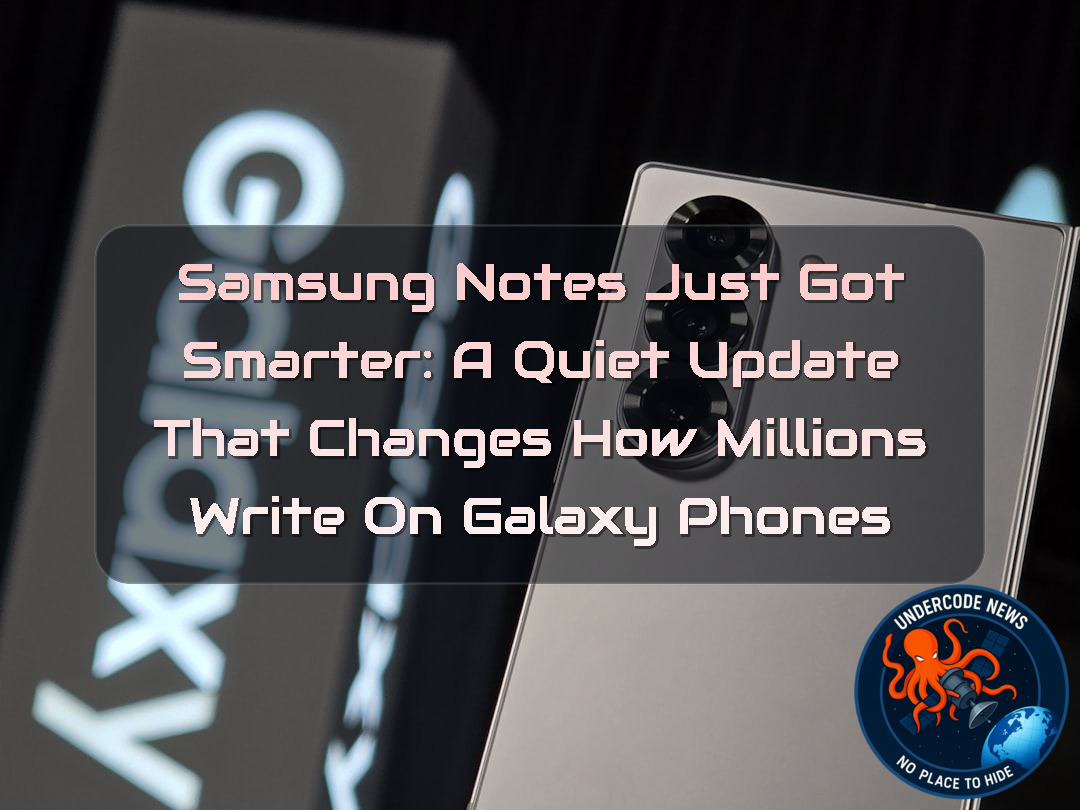 Samsung Notes Just Got Smarter: A Quiet Update That Changes How Millions Write on Galaxy Phones + Video