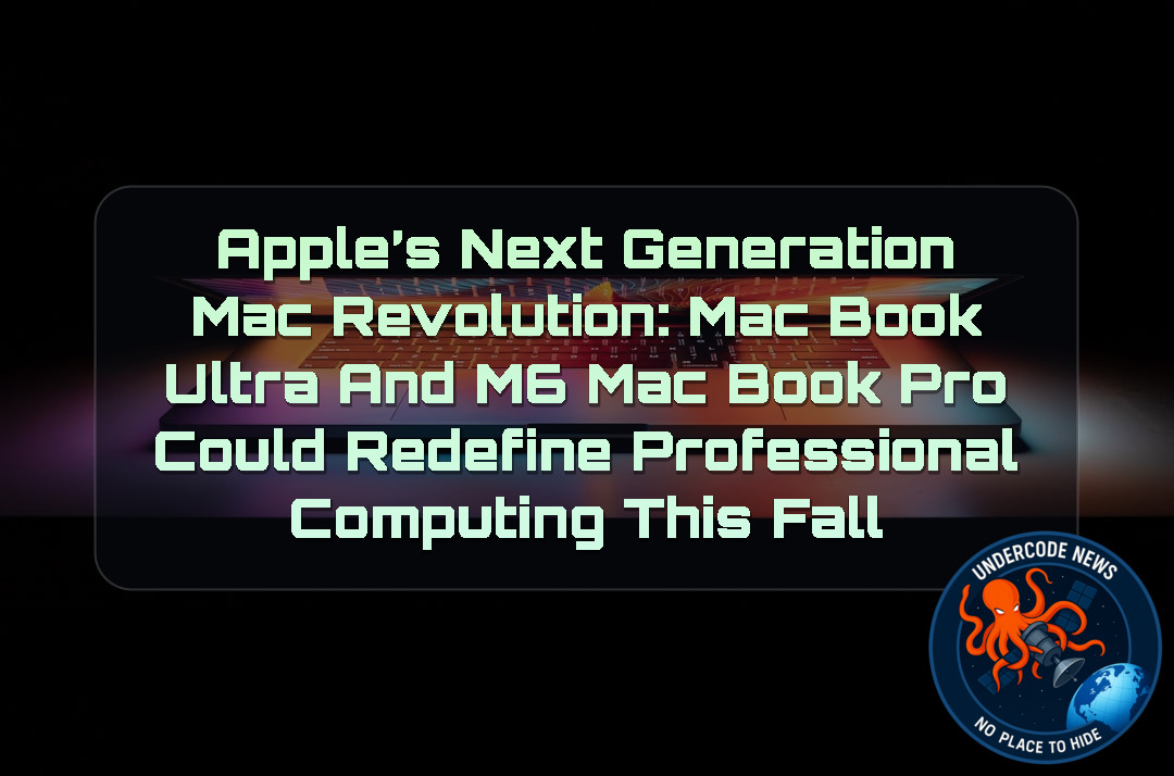 Apple’s Next Generation Mac Revolution: MacBook Ultra and M6 MacBook Pro Could Redefine Professional Computing This Fall + Video
