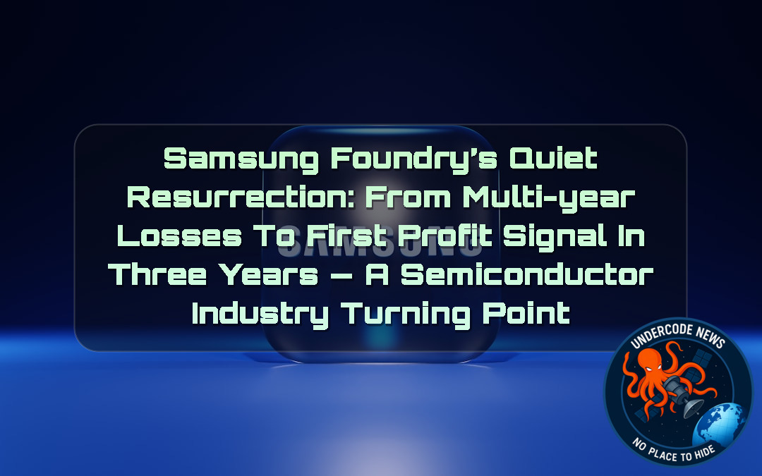 Samsung Foundry’s Quiet Resurrection: From Multi-Year Losses to First Profit Signal in Three Years — A Semiconductor Industry Turning Point + Video