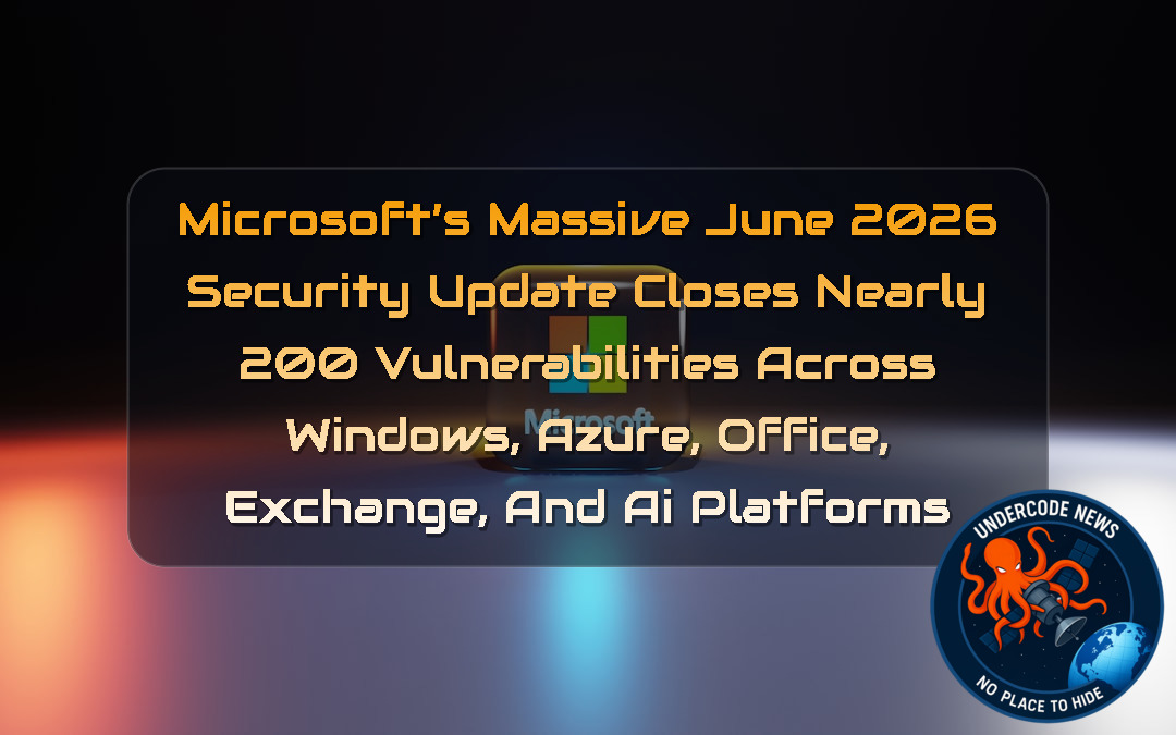 Microsoft’s Massive June 2026 Security Update Closes Nearly 200 Vulnerabilities Across Windows, Azure, Office, Exchange, and AI Platforms + Video