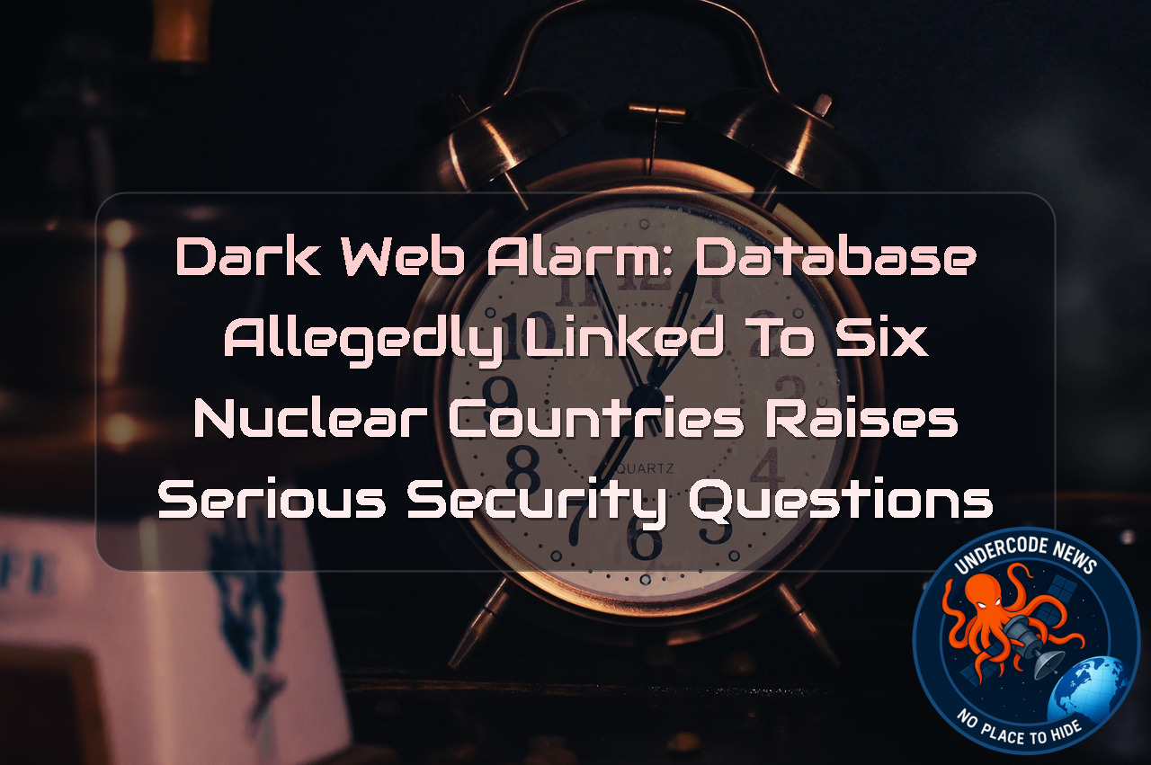 Dark Web Alarm: Database Allegedly Linked to Six Nuclear Countries Raises Serious Security Questions + Video