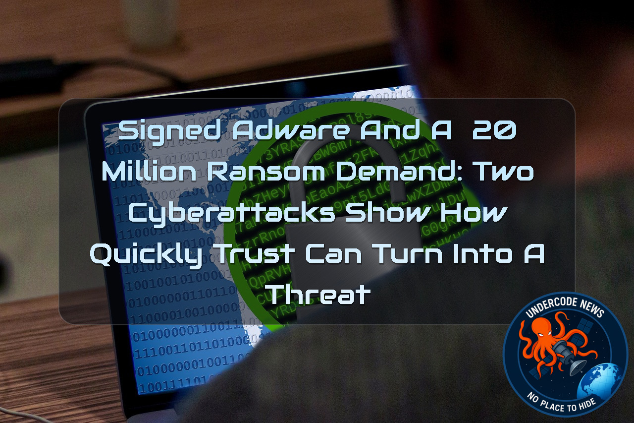 Signed Adware and a ₹20 Million Ransom Demand: Two Cyberattacks Show How Quickly Trust Can Turn Into a Threat + Video