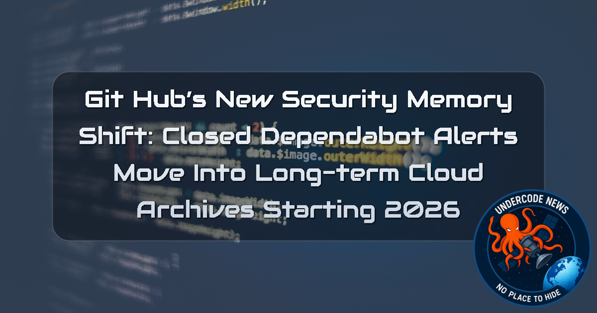 GitHub’s New Security Memory Shift: Closed Dependabot Alerts Move Into Long-Term Cloud Archives Starting 2026 + Video