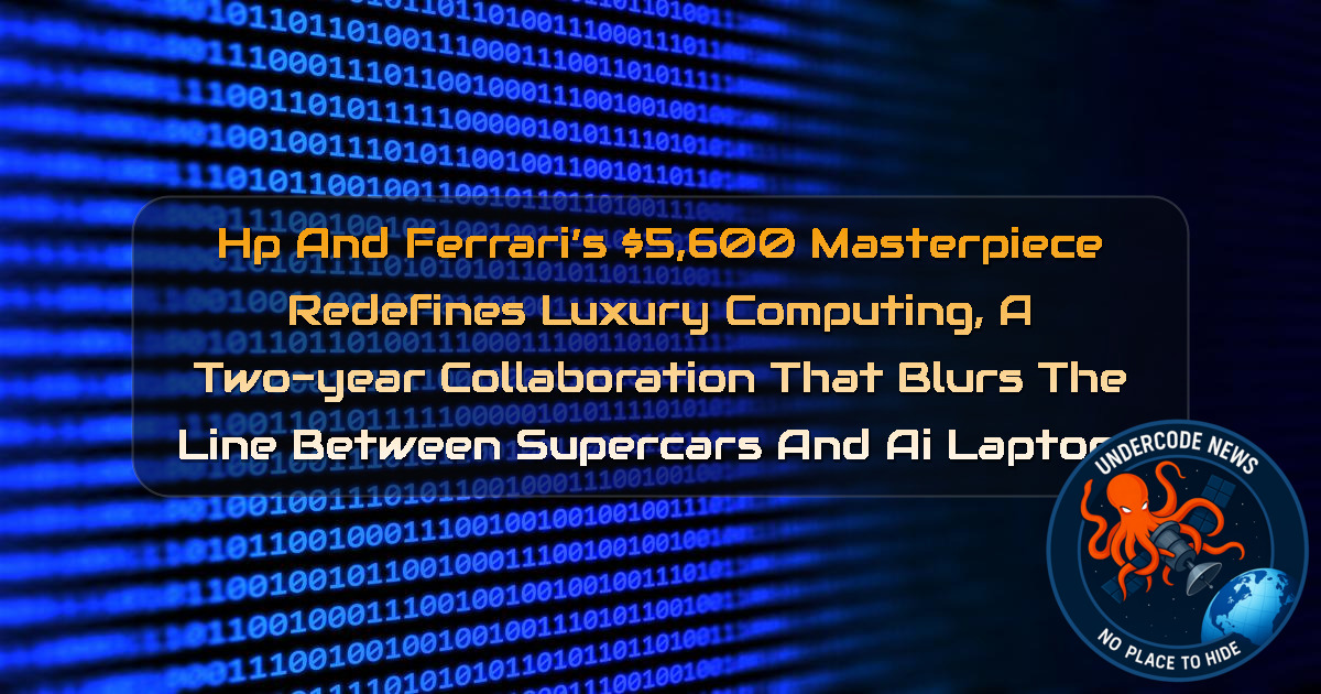 HP and Ferrari’s ,600 Masterpiece Redefines Luxury Computing, A Two-Year Collaboration That Blurs the Line Between Supercars and AI Laptops + Video