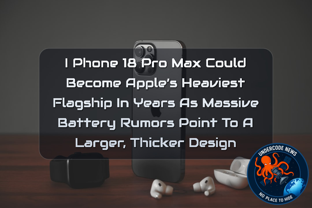 iPhone 18 Pro Max Could Become Apple’s Heaviest Flagship in Years as Massive Battery Rumors Point to a Larger, Thicker Design + Video