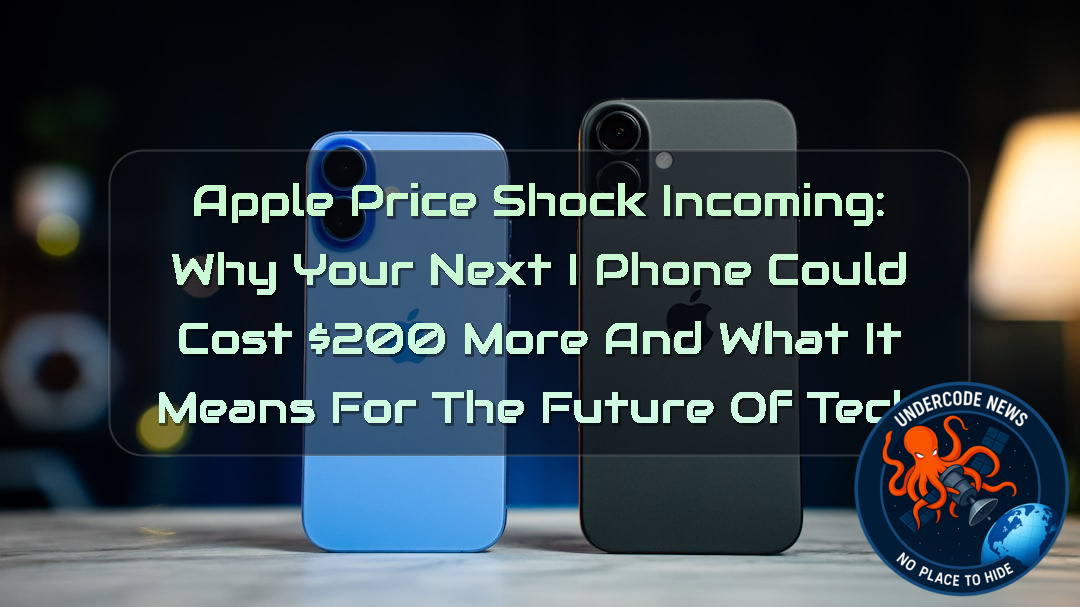Apple Price Shock Incoming: Why Your Next iPhone Could Cost 00 More and What It Means for the Future of Tech + Video
