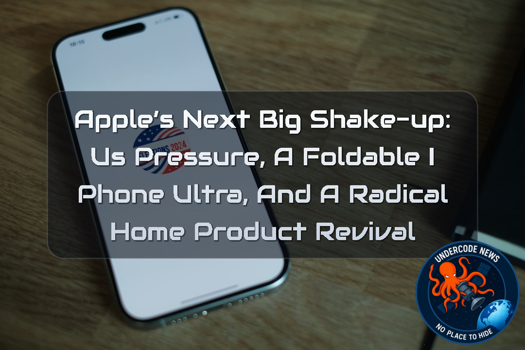 Apple’s Next Big Shake-Up: US Pressure, a Foldable iPhone Ultra, and a Radical Home Product Revival + Video