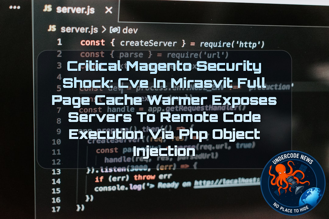 Critical Magento Security Shock: CVE in Mirasvit Full Page Cache Warmer Exposes Servers to Remote Code Execution via PHP Object Injection + Video