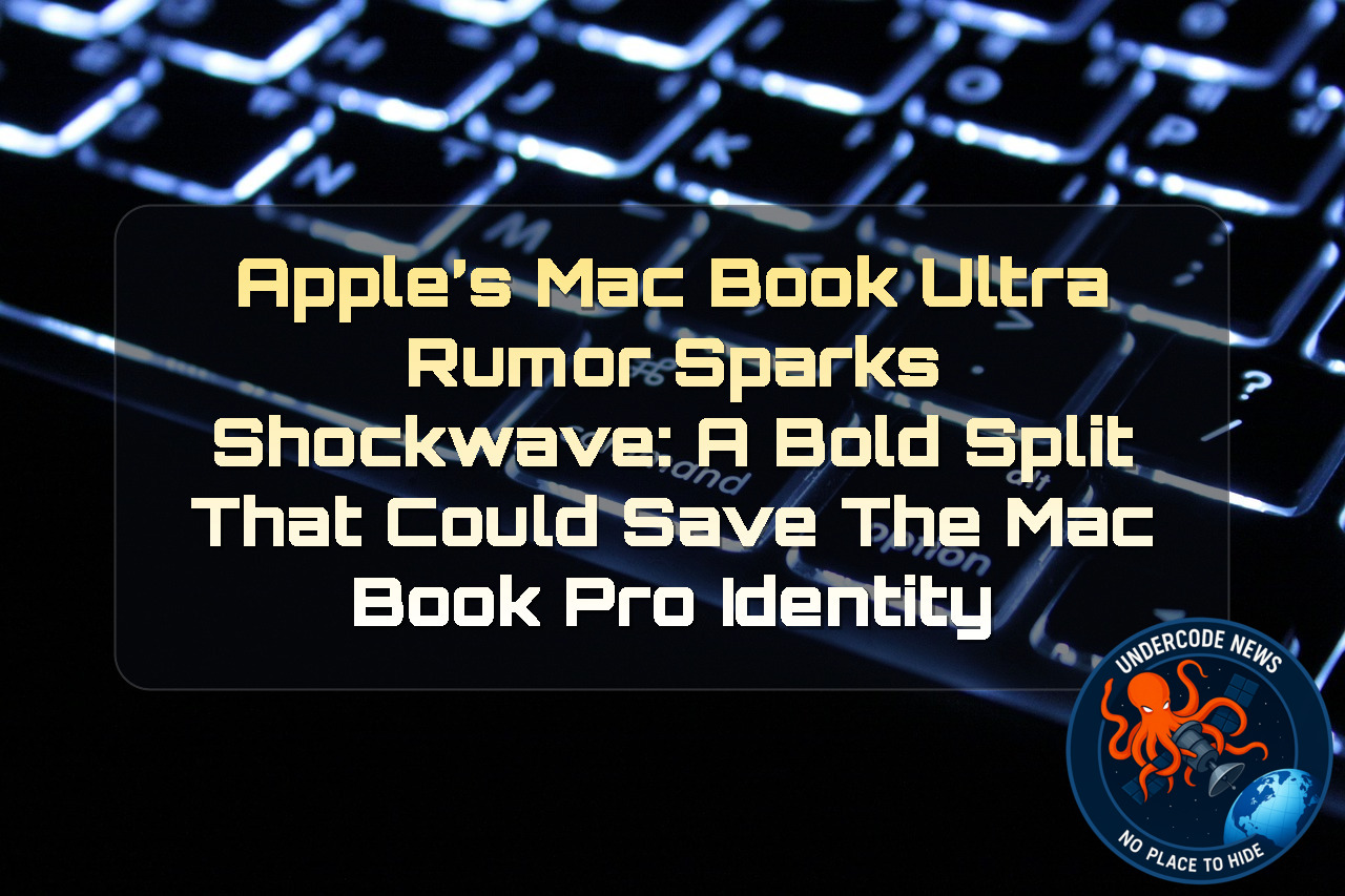 Apple’s MacBook Ultra Rumor Sparks Shockwave: A Bold Split That Could Save the MacBook Pro Identity + Video