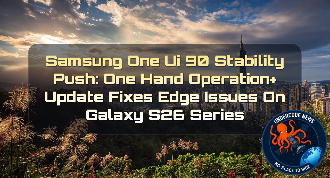 Samsung One UI 90 Stability Push: One Hand Operation+ Update Fixes Edge Issues on Galaxy S26 Series + Video