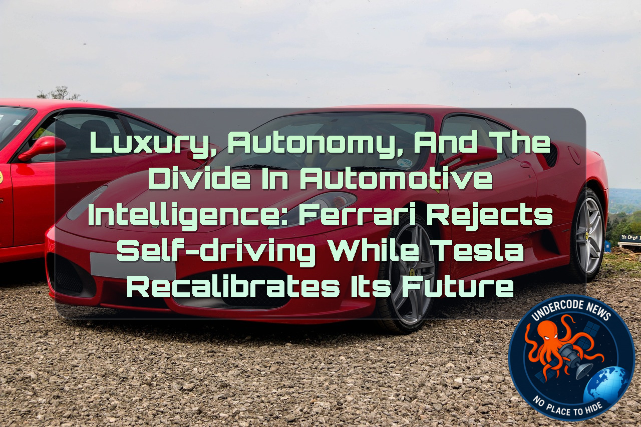 Luxury, Autonomy, and the Divide in Automotive Intelligence: Ferrari Rejects Self-Driving While Tesla Recalibrates Its Future + Video